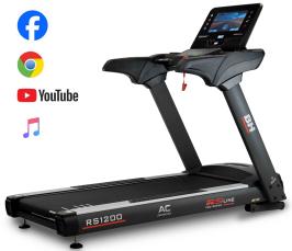 BH FITNESS RS1200 TFT úvodní foto s ikonami